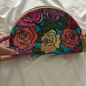Consuela Rosita Cosmetic Case with Multicolor Roses